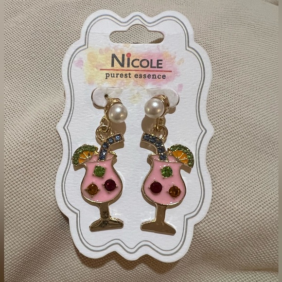 Nicole Jewelry - Nicole Gold Cocktail Earrings NWT